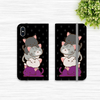 Asexual Pride Flag Kitten Anime Art for Ace Kitty Lover Wallet Phone Case