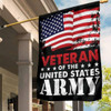Veteran Of The United States Army Flag