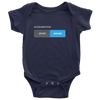 Baby Onesie - Insane Mode (Shop at Teslament - High-quality products for Tesla owners and fans)