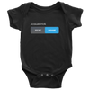 Baby Onesie - Insane Mode (Shop at Teslament - High-quality products for Tesla owners and fans)