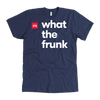 American Apparel T-shirt - what the frunk (Shop at Teslament - High-quality products for Tesla owners and fans)