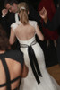 Straps Cheap Wedding Gown,Sheath Keyhole Back Sleeveless Appliques Wedding Dress W138