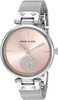Anne Klein Women's Swarovski Crystal Accented Mesh Bracelet Gold-Tone Watch