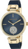 Anne Klein Women's Swarovski Crystal Accented Mesh Bracelet Gold-Tone Watch
