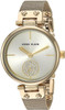 Anne Klein Women's Swarovski Crystal Accented Mesh Bracelet Gold-Tone Watch