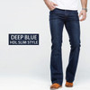 Mens Slim Fit Blue and Black jeans pants