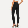 Elastic Waist Pencil Pants