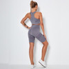 Seamless High Waist Cycling Short and Top Set