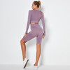 Seamless High Waist Cycling Short and Top Set