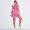 Seamless High Waist Cycling Short and Top Set