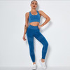 Seamless High Waist Compression Leggings and Top Set