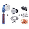 VIP Link 3 Function Adjustable Jetting Shower Head Bathroom High Pressure Water Handheld Saving Filter SPA Shower Heads With Box