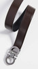 Salvatore Ferragamo Men's Gancini Buckle Reversible Belt