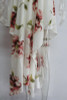 Print Spaghetti Strap Irregular Maxi Dress