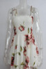 Print Spaghetti Strap Irregular Maxi Dress