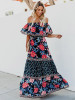 Floral Off Shoulder Beach Maxi Dress Floral Off Shoulder Beach Maxi Dress