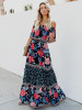 Floral Off Shoulder Beach Maxi Dress Floral Off Shoulder Beach Maxi Dress