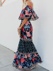 Floral Off Shoulder Beach Maxi Dress Floral Off Shoulder Beach Maxi Dress