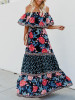 Floral Off Shoulder Beach Maxi Dress Floral Off Shoulder Beach Maxi Dress