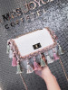 2018 Tassel Mini Chain Canvas Shoulder Crossbody Bag