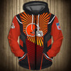 Cleveland Browns Sunlight Casual Zipper Hoodie