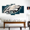 Philadelphia Eagles Paint Splash Look Canvas