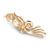 Enamel Crystal Parrot Brooch