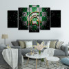 Michigan State Spartans Football Aluminate Canvas