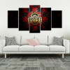 Ohio State Buckeyes Checkered Look Canvas