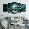 Philadelphia Eagles Helmet Closeup Canvas