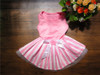 2016 Newest Large Dog Dresses Pink Cotton Dog Dress Summer Cute