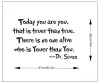 Today you are you Dr.Seuss home decor letters art vinyl decor wall stickers home decorations 8059. removable wall decals 2.5