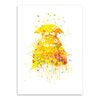 Original Watercolor Totoro Modern Japanese Anime Movie A4 Art Print Poster Abstract Wall Picture Canvas Painting Kids Room Decor