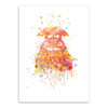 Original Watercolor Totoro Modern Japanese Anime Movie A4 Art Print Poster Abstract Wall Picture Canvas Painting Kids Room Decor