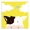 Minimalist Kawaii Animal Cow Giraffe Cartoon Canvas Art Print Poster Nursery Wall Picture Kids Room Decoration Painting No Frame