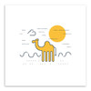 Nordic Cartoon Animals Giraffe Lion Art Prints Poster Kawaii Nursery Wall Picture Canvas Painting No Frame Kids Room Home Decor