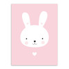 Kawaii Animals Art Print Poster Modern Nordic Mini Cute Nursery Wall Pictures Kids Baby Room Home Decor Canvas Painting No Frame