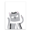Triptych Black White Kawaii Animals Panda Cat A4 Art Prints Poster Nursery Wall Picture Canvas Painting Kids Room Decor No Frame Triptych Black White Kawaii Animals Panda Cat A4 Art Prints Poster Nursery Wall Picture Canvas Painting Kids Room Decor No Frame