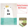 Modern Nordic Kawaii Bear Hippo Bird Animal A4 Art Prints Poster Cartoon Wall Pictures Canvas Painting No Framed Kids Room Decor