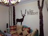 Deer wall Decal -Deer Wall Vinyl Sticker
