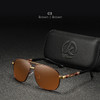 EF-FHM-SG-A25 Stylish & Trendy Polarized UV 400 Protected Sunglasses For Men Kdeam