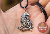 Norse Raven Pendant - Hræfn, 925 Silver
