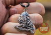 Norse Raven Pendant - Hræfn, 925 Silver