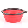 Collapsible Portable Folding Silicone Cat Dog Food Drinking Water Bowls Outdoor Travel Bowl Feeder Bottle Dog Bowls