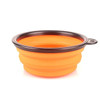Collapsible Portable Folding Silicone Cat Dog Food Drinking Water Bowls Outdoor Travel Bowl Feeder Bottle Dog Bowls