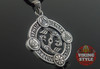 Huginn & Muninn Pendant - Norse Symbols, 925 Silver