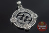 Huginn & Muninn Pendant - Norse Symbols, 925 Silver