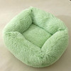 Plush Cat and dog Bed House Warm Soft Square Nest Winter Pet Cushion Mats