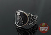 Owl Ring - Wolf, 925 Silver
