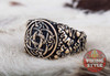 Jörmungandr Ring - Oak Leaves, Bronze